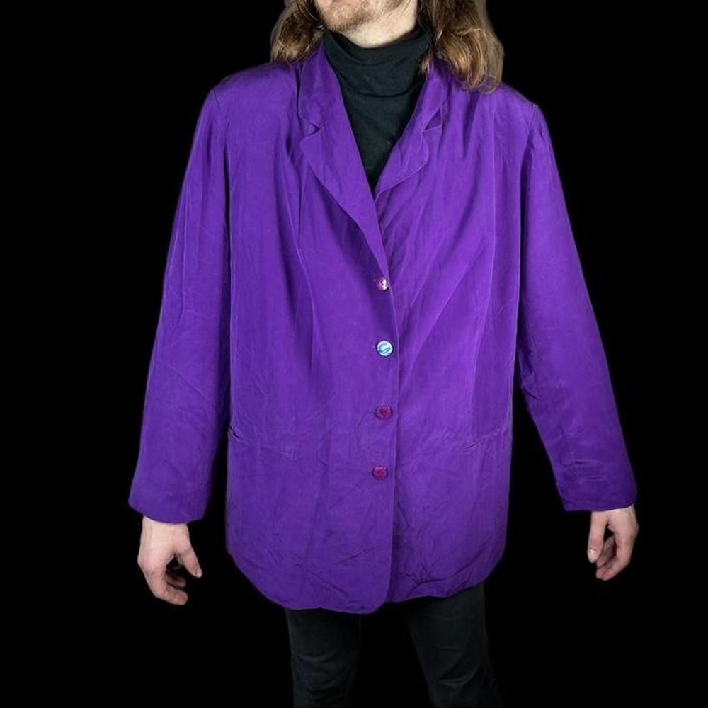 silk blazer 80s jacket boho cardigan maximalist coat spring